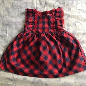 Cat&Jack Plaid Dress, Baby Girl Size 12 mos